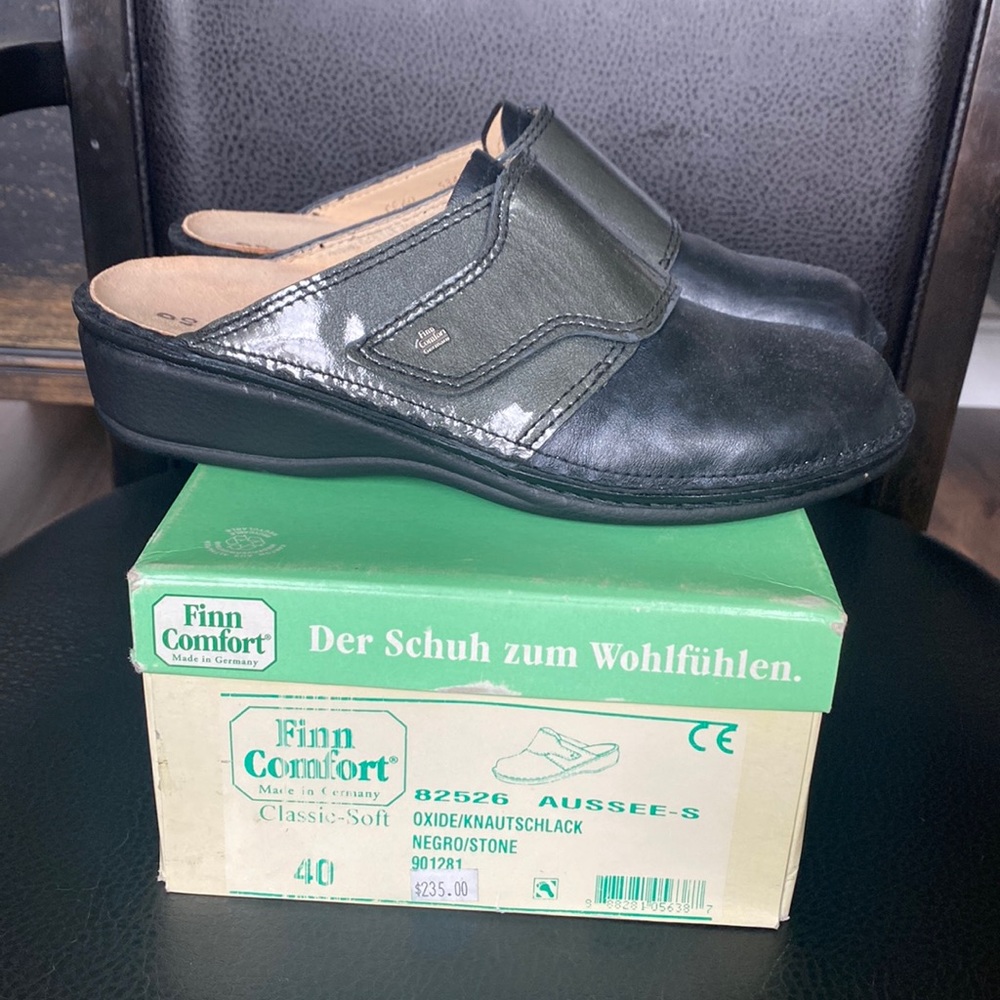Finn Comfort, EU 40, Aussee, black/stone. BRAND NEW!
